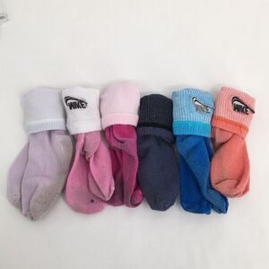 Nike Kids Crew Socks Set of 6 Ombre Vibrant Colors 7c-10c